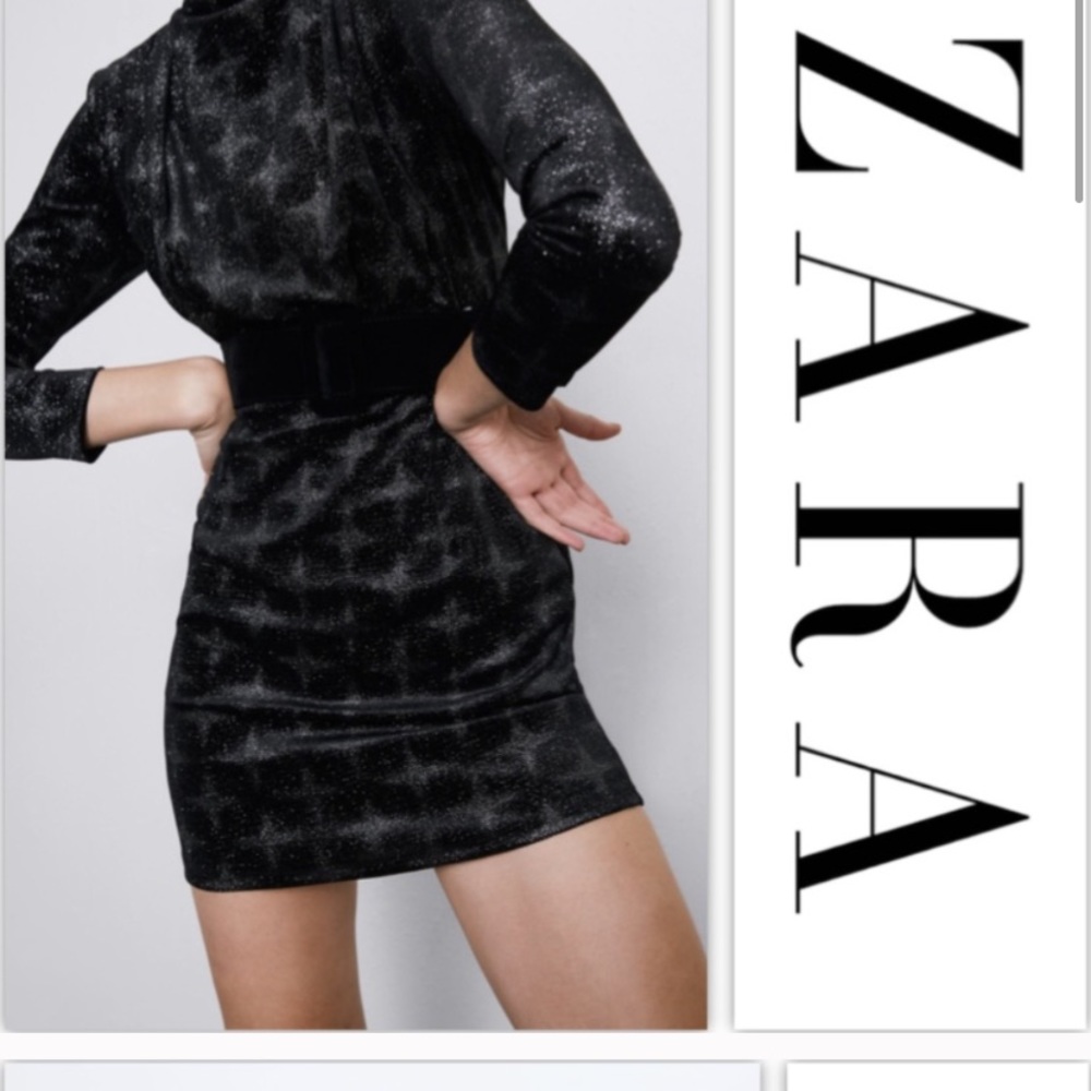 Perfect Zara mini belted LBD